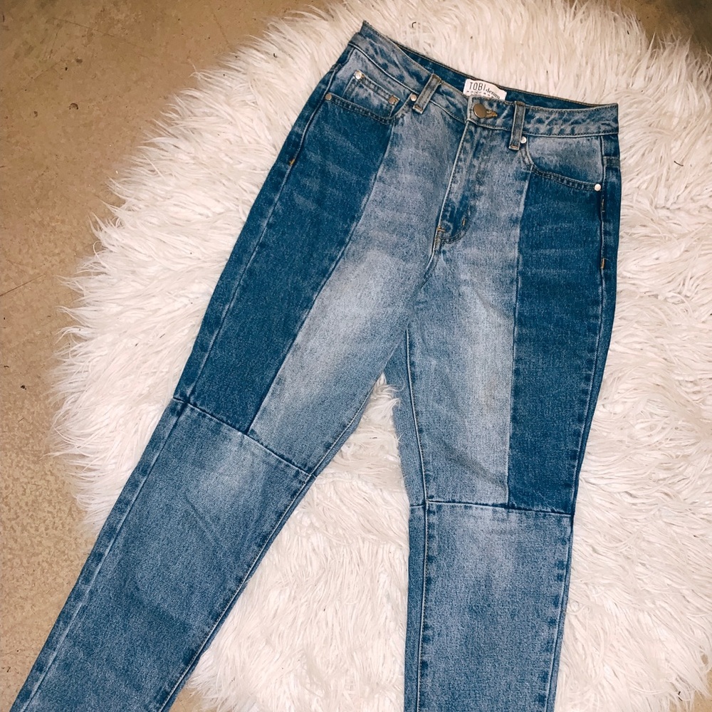 TOBI TRENDY PATCH JEANS
